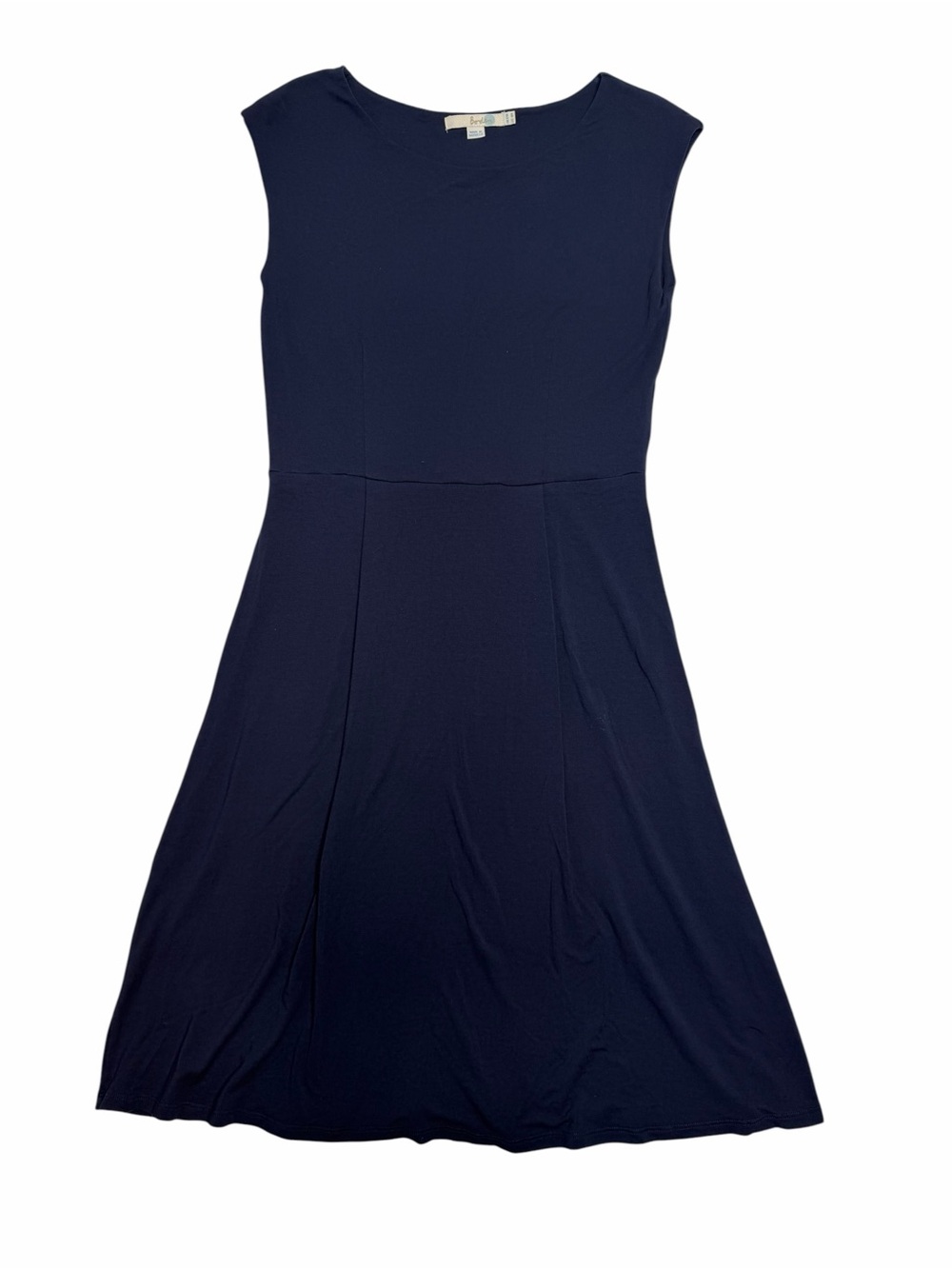 Boden Navy Fit & Flare Knit Dress Size 8 | Sleeveless A-Line Career Dress